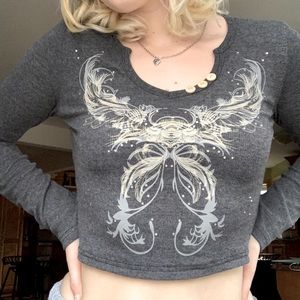Y2K Long Sleeve top, size small
